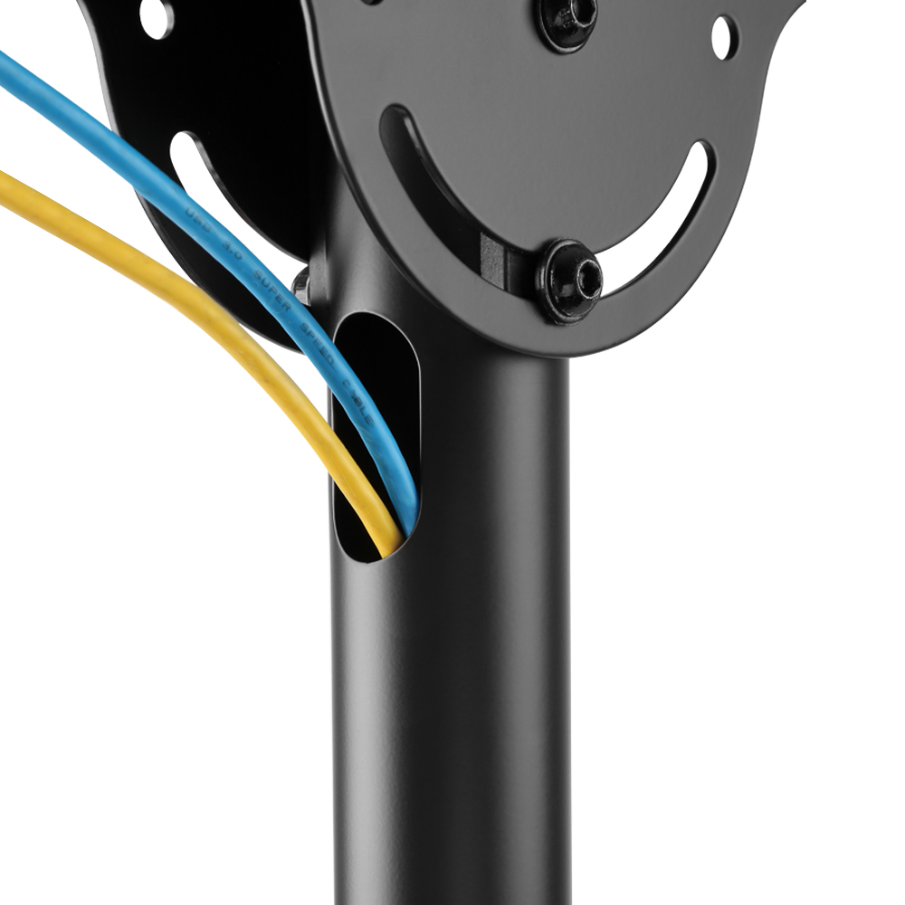 HFTM-CM219: Swivel & Tilt Ceiling Mount Bracket for Flat LCD/LEDs - Fits Sizes 23-42 inches - Maximum VESA 200x200